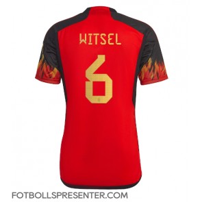 Belgien Axel Witsel #6 Hemma Matchtröja VM 2022 Kortärmad
